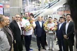 ورود ورزشکاران به ایران