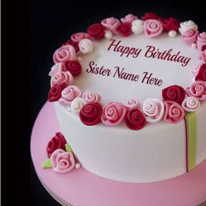 کیک رمانتیک برای تولد همسر 
