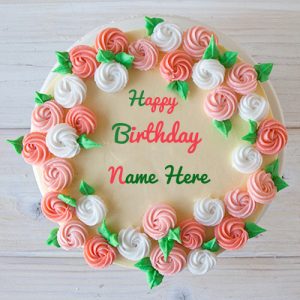 کیک رمانتیک برای تولد همسر 